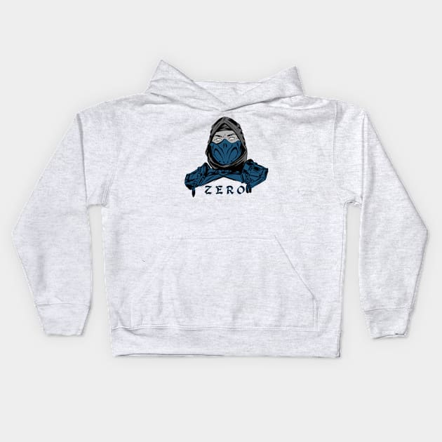 Mortal Zero Kids Hoodie by ris kingdom